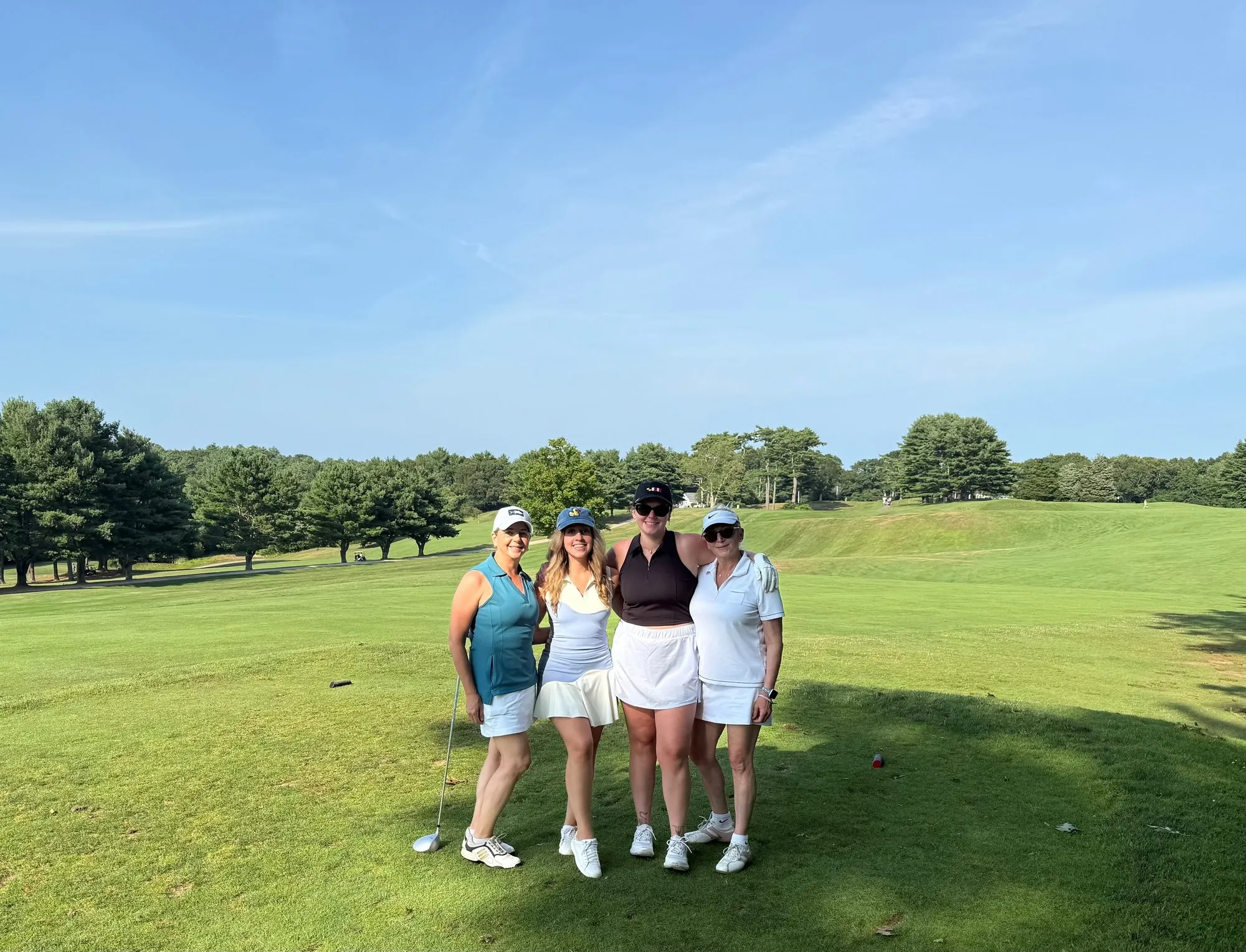 Ladies on the Links members together on the course at North Hill Country Club